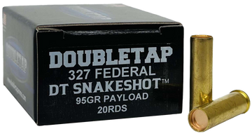 DoubleTap Ammunition Snake Shot 327 Federal Mag 95gr #9 Shot 20-Rd - Box or Case