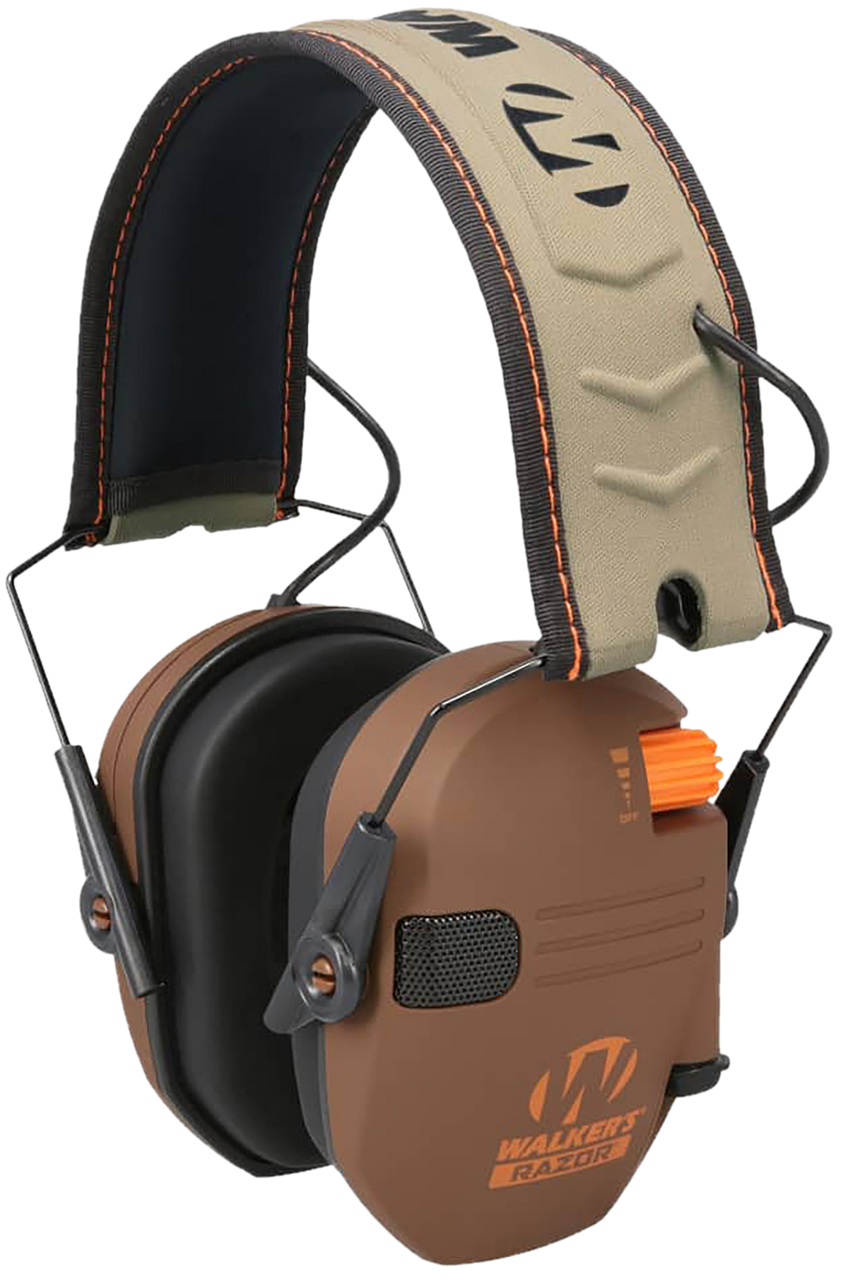 Walkers Game Ear Razor Slim Electronic Muff 23 dB Over the Head - Wetlands Camo