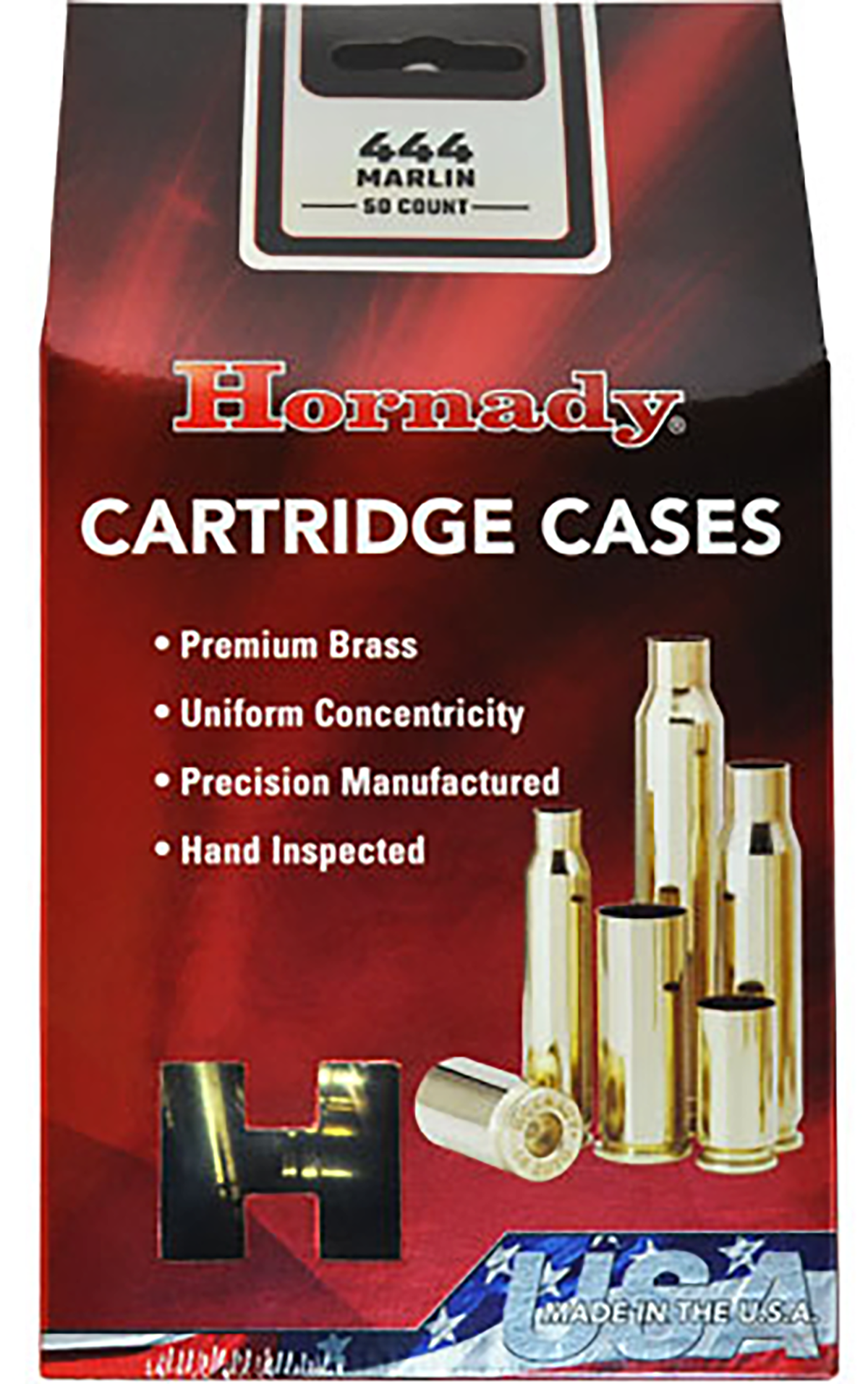 Hornady 8692 Unprimed Brass Cases .444 Marlin 50/Box