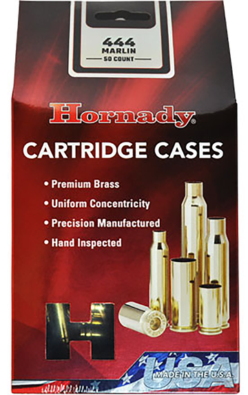Hornady 8692 Unprimed Brass Cases .444 Marlin 50/Box