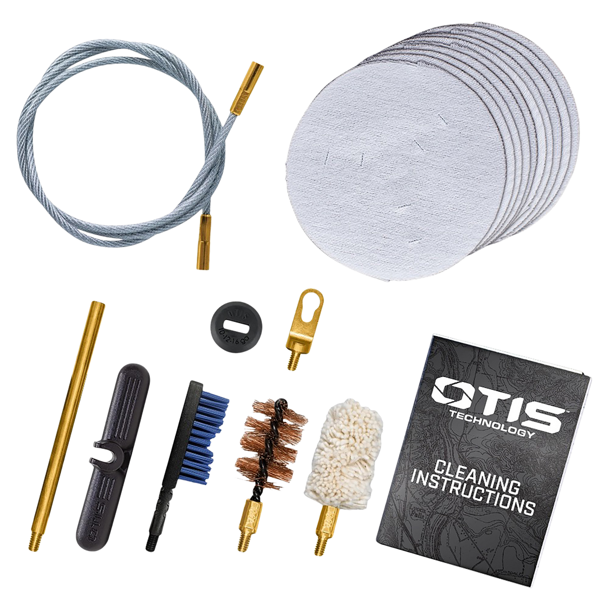 Otis Patriot Shotgun Cleaning Kit 12 Gauge & 10 Gauge 15-Piece Yellow Box