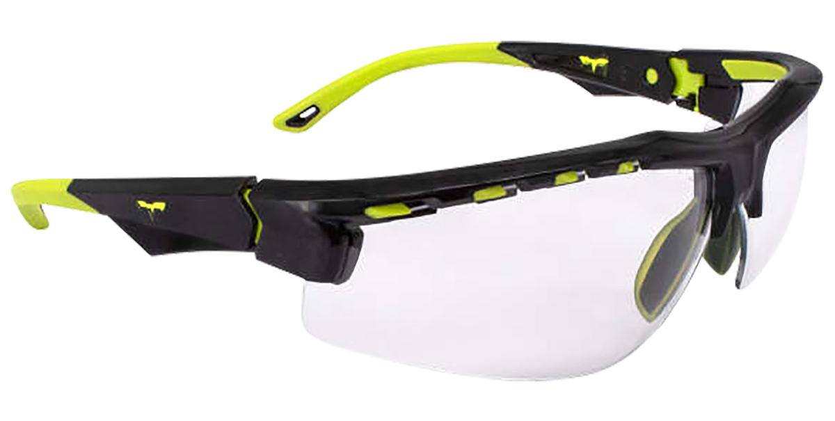 Radians Thraxus Elite TXE810CS Clear Lens Hi-Vis Frame Safety Glasses