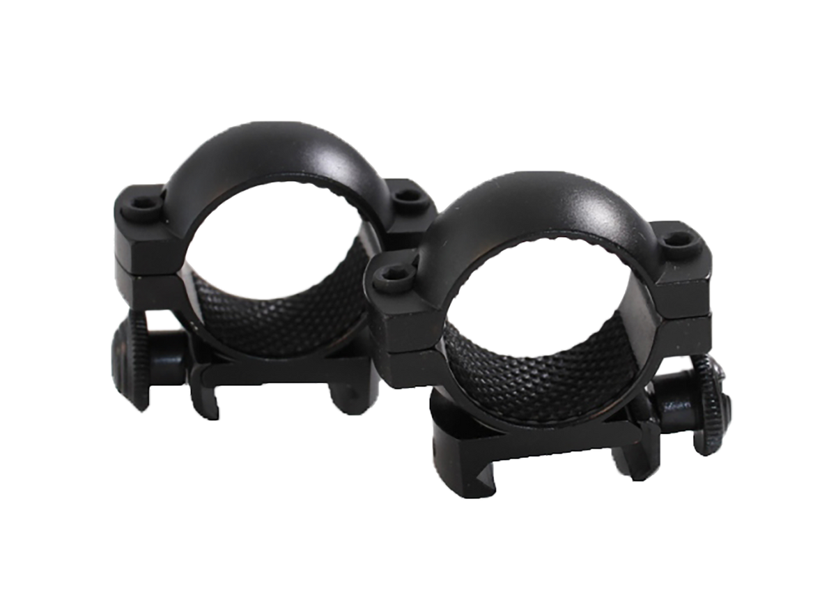 Traditions A791DS 1" Medium Scope Rings Matte Black Aluminum