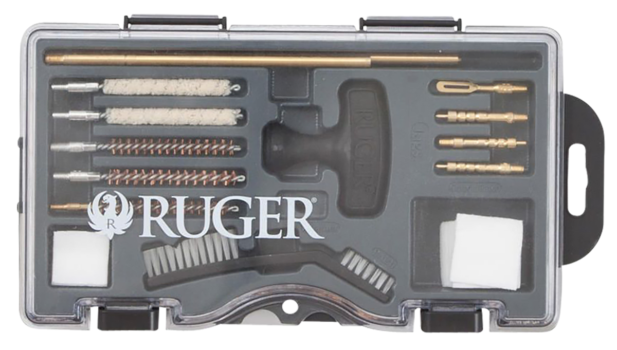 Ruger Rimfire .22 Cal Cleaning Kit 12-Piece Bronze Brushes