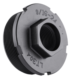 Dead Air LT301 HUB Direct Thread Mount 1/2x28 4140 HT Alloy Steel Black