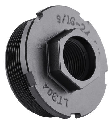 Dead Air LT301 HUB Direct Thread Mount 1/2x28 4140 HT Alloy Steel Black