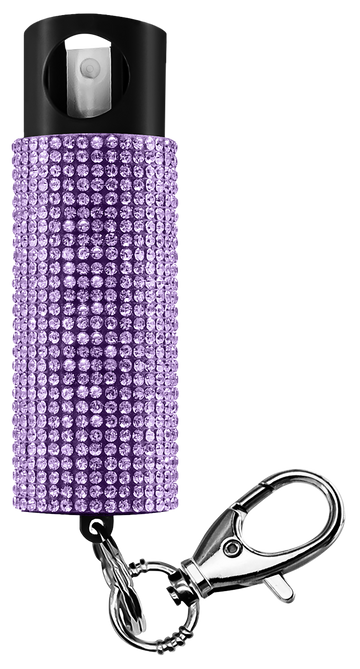 SKYLINE USA INC Bling-It-On Pepper Spray 18% OC 0.50oz 16ft Range Lavender w/ Keychain