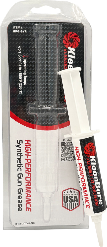 Kleen-Bore KB-HPG High Performance Synthetic Gun Grease 11cc Syringe