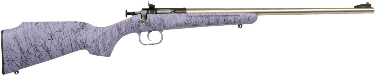 Crickett KSA2445 Gen2 Youth 22 LR 16.13" 1-Rd Bolt Action Rifle - Purple w/Black Webbing
