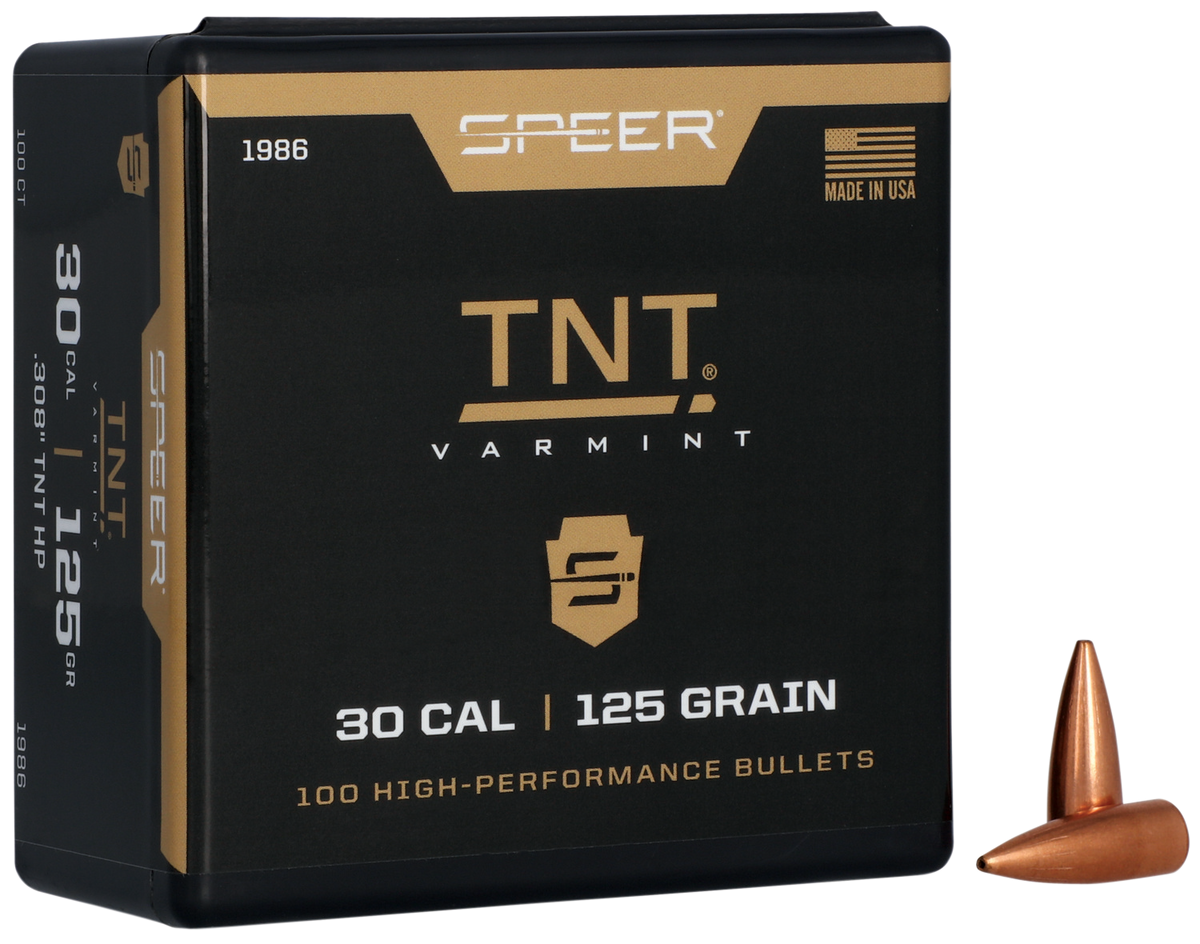 Speer Ammo 1986 TNT 30 Cal .308 125gr Jacketed Hollow Point - 100/Box