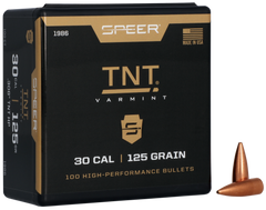 Speer Ammo 1986 TNT 30 Cal .308 125gr Jacketed Hollow Point - 100/Box