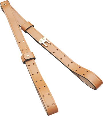 Butler Creek 26112 Military Carry Strap 44" Brown Leather Two-Piece Rifle Sling