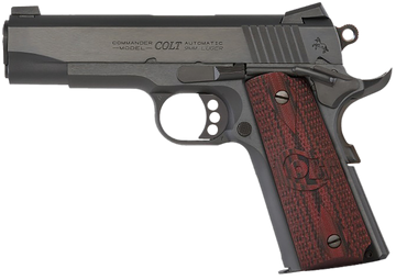 Colt Mfg Combat Commander 38 Super 4.25" 9+1 SAO Pistol - Blued