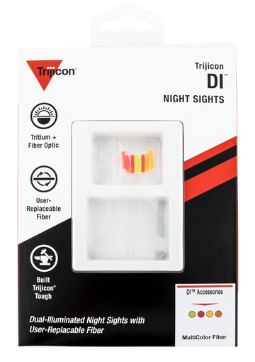 Trijicon AC50016 DI Night Sight Fiber Replacement Pack - MultiColor