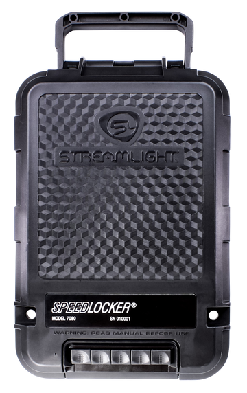 Streamlight SpeedLocker 59000 Portable Lockable Storage Container - Black Polypropylene