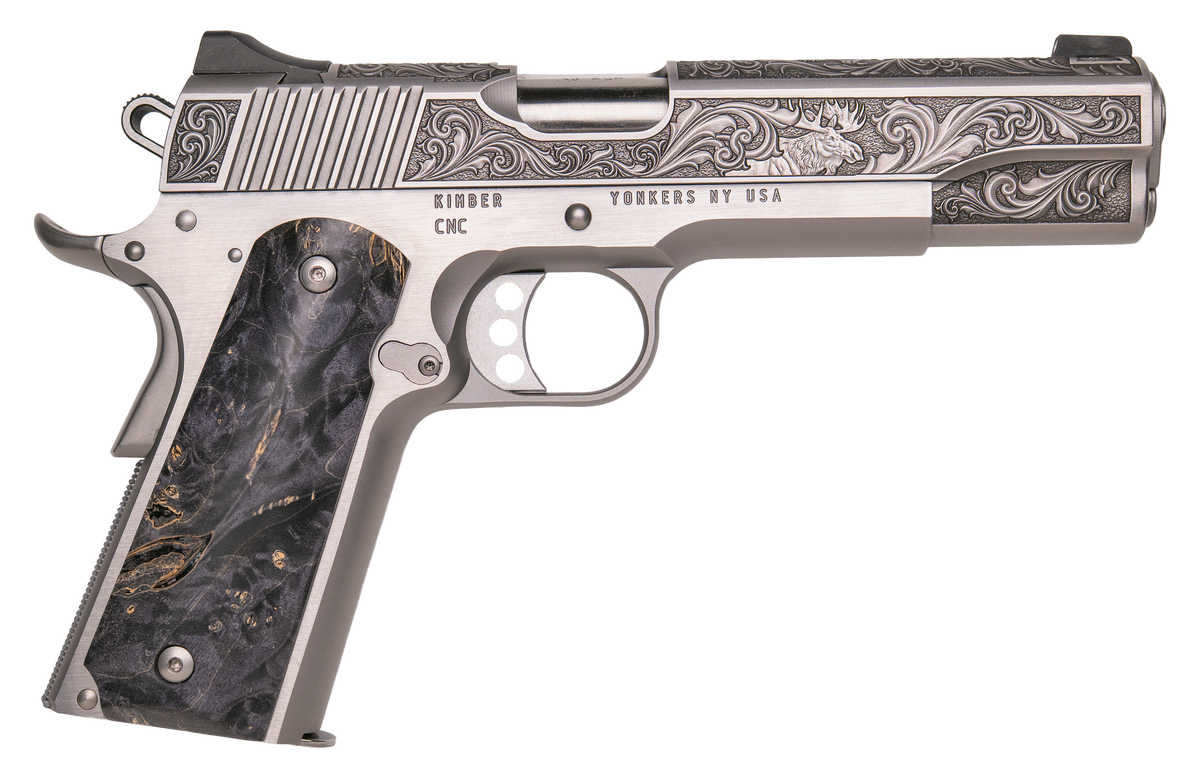 CNC Firearms Kimber 1911 Wildlife 45 ACP 5" 7+1 SAO Pistol - Limited Edition