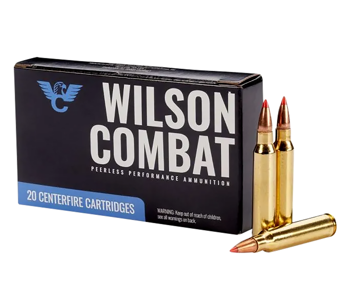Wilson Combat 223 Rem 60gr Hornady V-Max 20-Rd - Box or Case