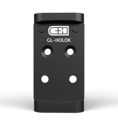 C&H Precision GL-HOLOK V4 MIL/LEO Optic Adapter - Fits Glock MOS - Holosun 407K/507K
