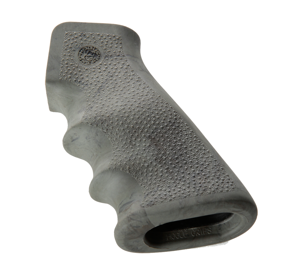 Hogue OverMolded Rubber Pistol Grip AR-15/M16 Ghillie Green Finger Grooves
