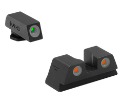 Meprolight Tru-Dot Night Sight Set for Glock 42/43/43X/48/48X Green/Orange Tritium