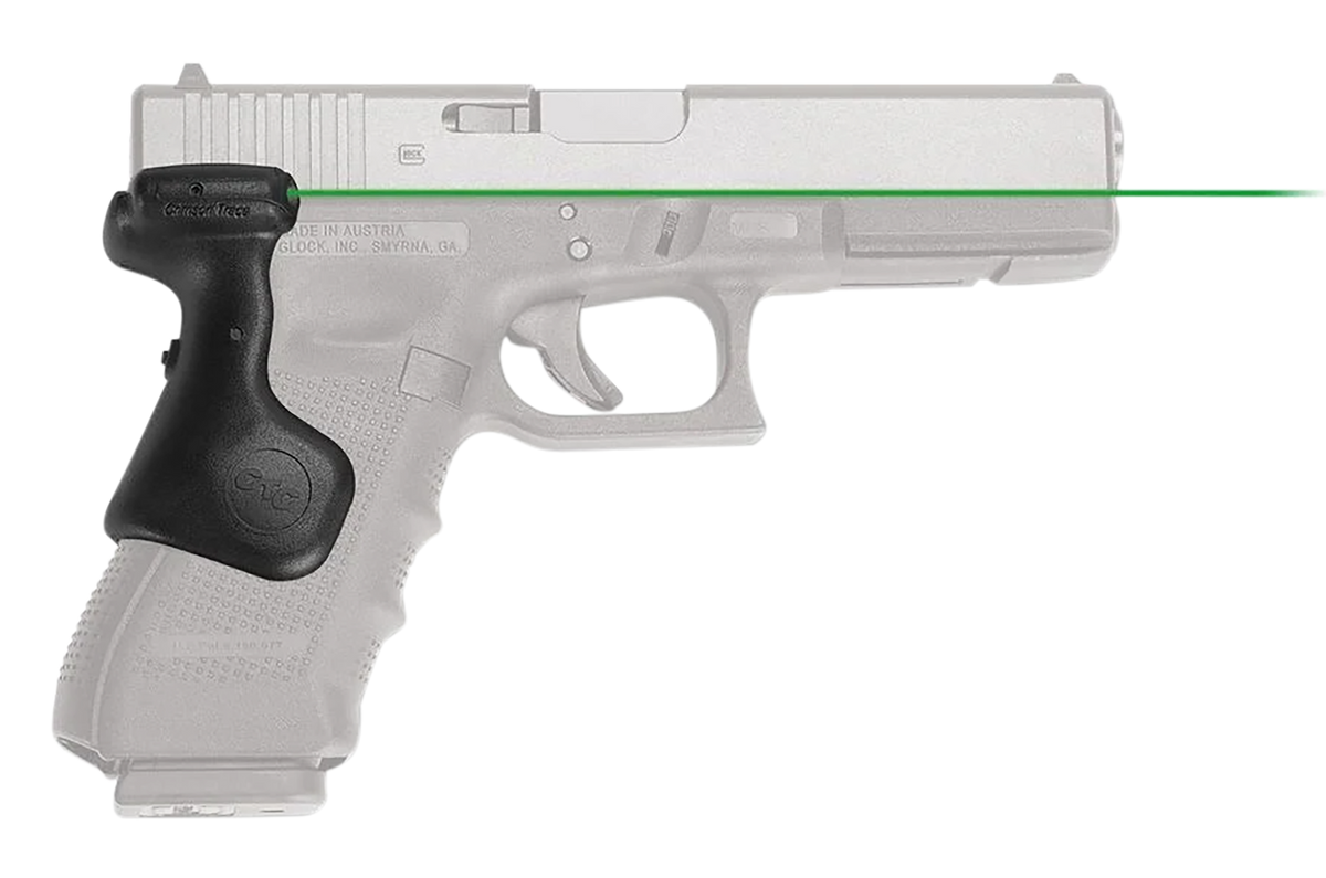 Crimson Trace LG-637G Lasergrips Green Laser Sight for Glock Gen 3/4/5 Full Size - Black Polymer
