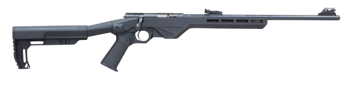 Citadel Trakr 22 LR 18" 5+1 Bolt-Action Rifle - Matte Black Chrome Barrel