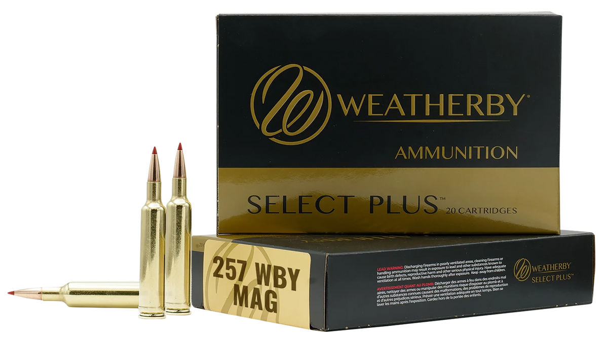 Weatherby Select Plus 257 Weatherby Magnum 100gr Swift Scirocco 20-Rd - Box or Case