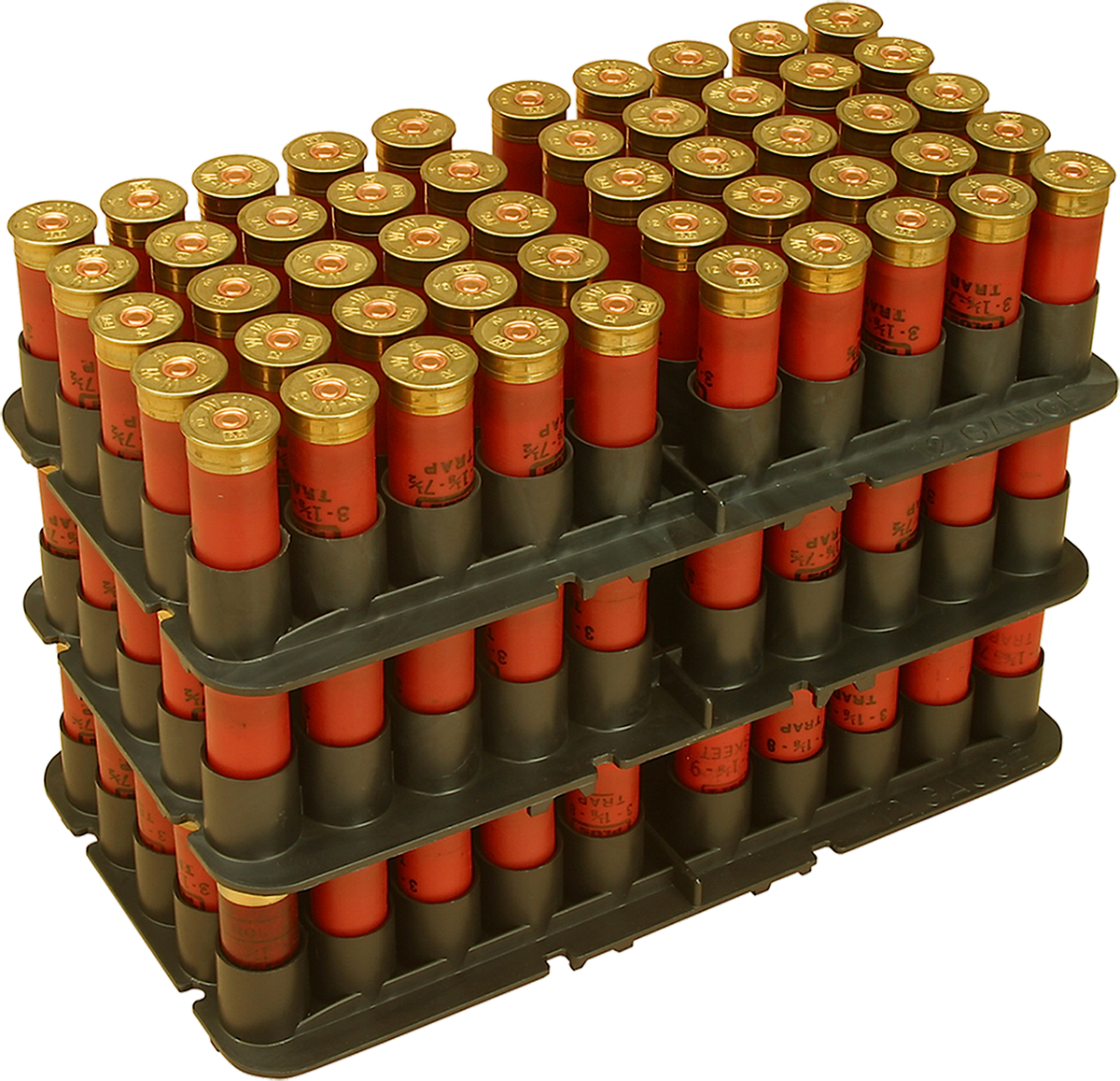 MTM Case-Gard ST2040 Shotshell Tray 20 Gauge 50rd Black Polypropylene