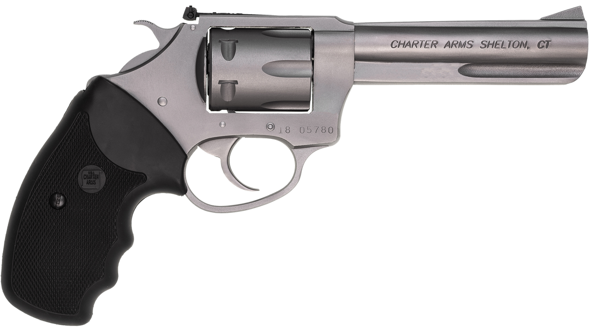 Charter Arms Pathfinder Target 22 LR 4.20" 8-Shot SAO Revolver - Matte Stainless