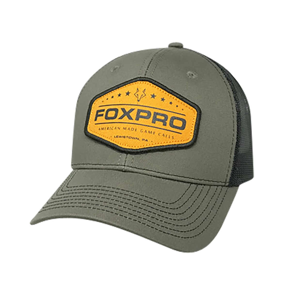 Foxpro Campfire Structured Snapback Hat - Olive Green/Black - OSFA