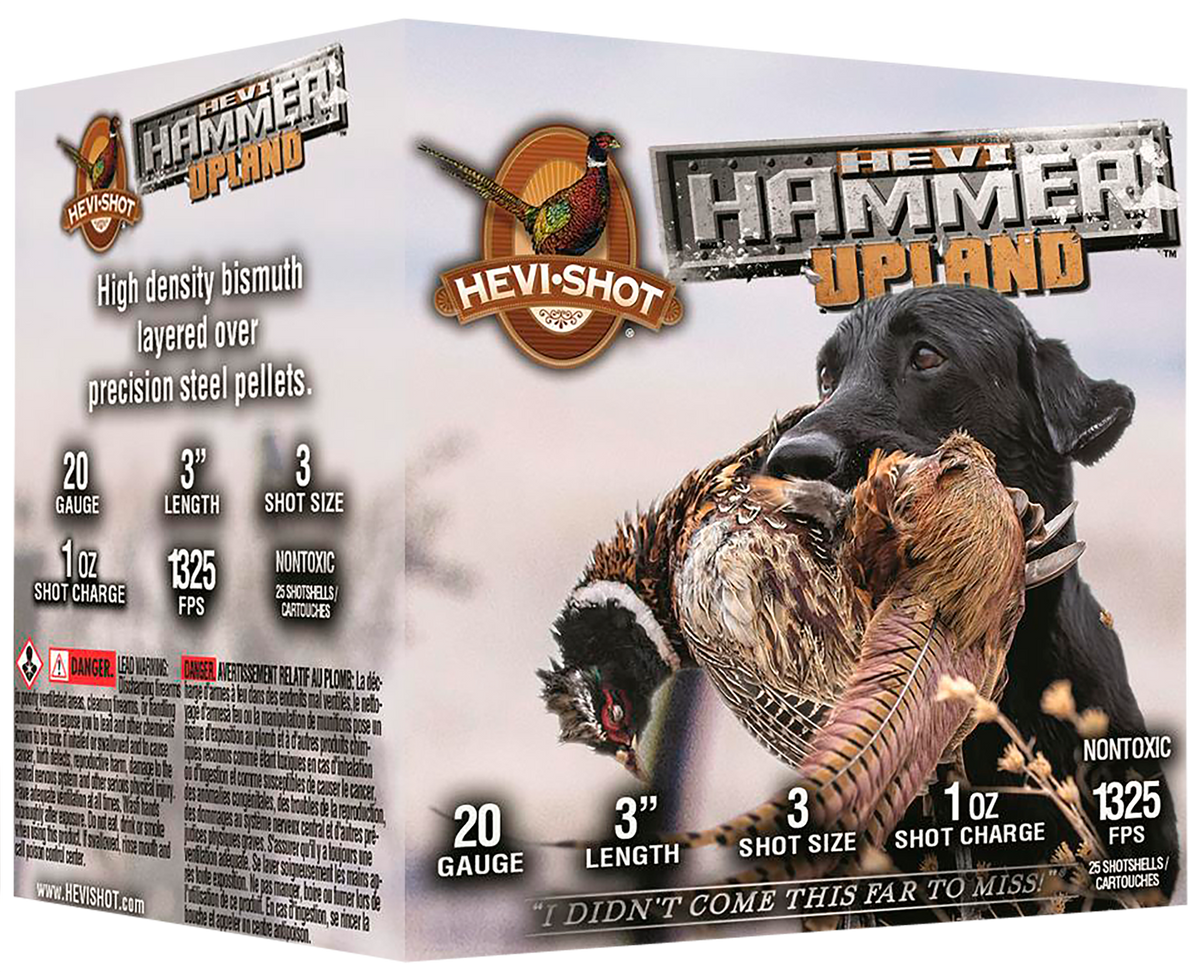 Hevishot HEVI-Hammer Upland 20 Gauge 3" 1 oz #3 Shot 1325 fps - Box or Case