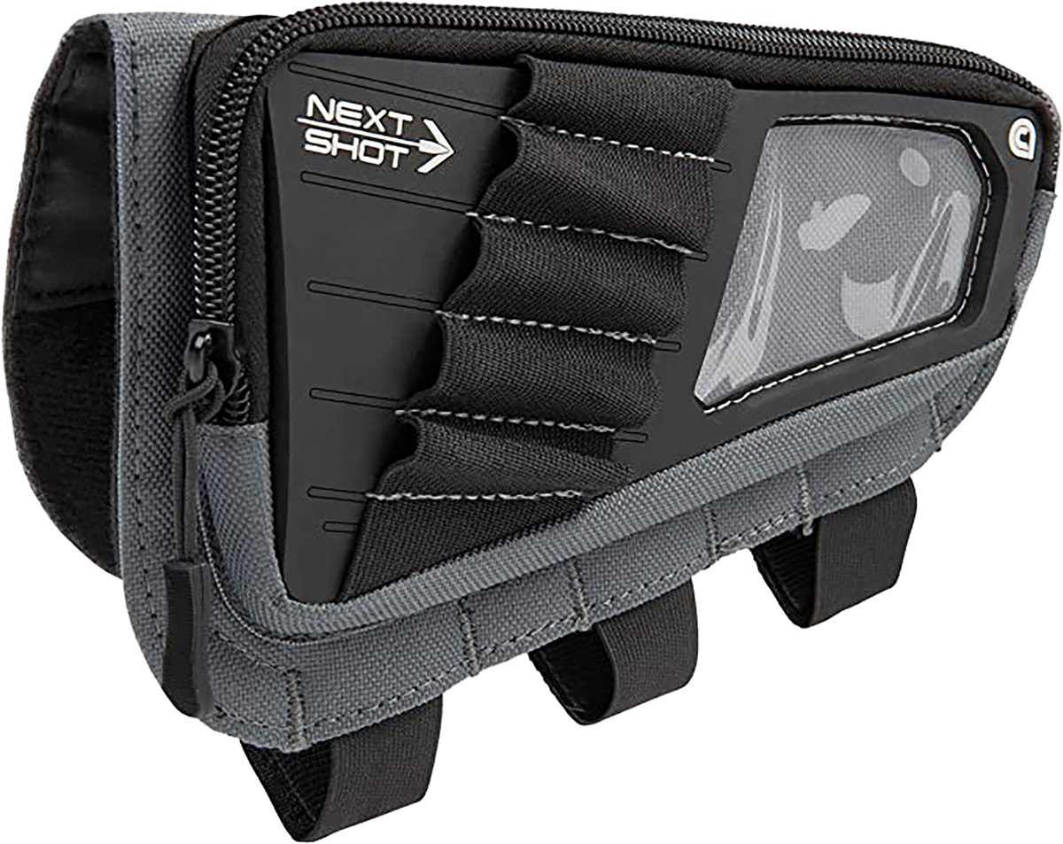Allen 8528 Next Shot Cody Buttstock Pouch Gray 5rd .223-300 Win Mag