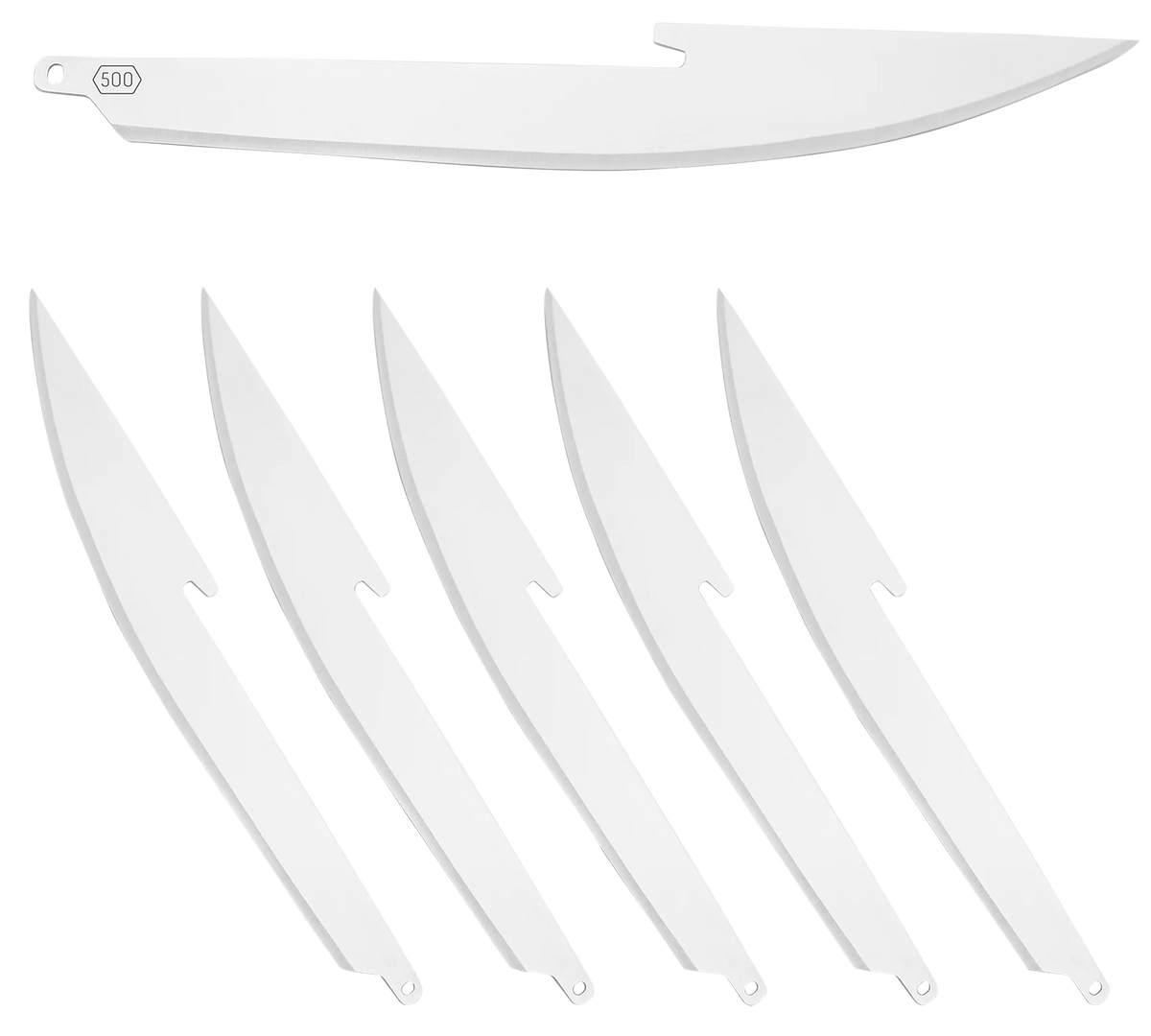 Outdoor Edge RR506 RazorSafe 5.0" Replacement Boning/Fillet Blades 6-Pack 420J2 SS
