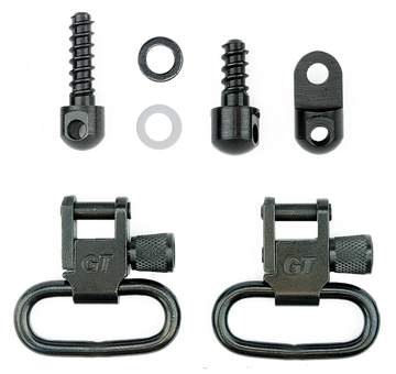 GrovTec GTSW27 Locking Swivel Set 1" Black Oxide Steel for Ruger 10/22