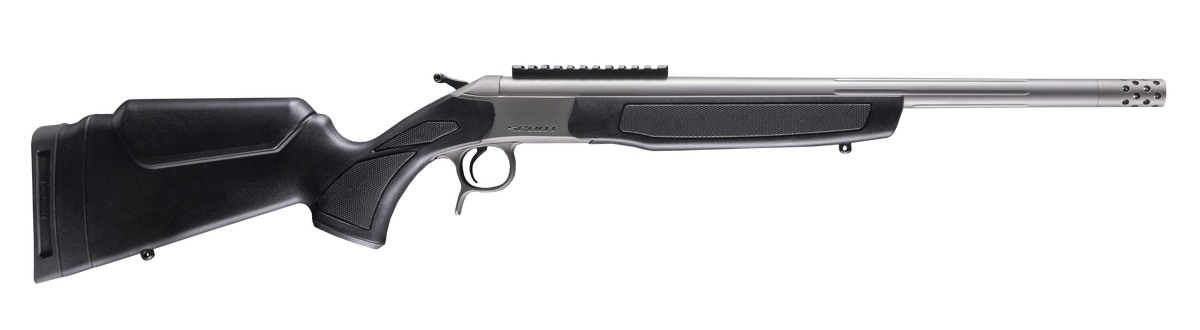 CVA Cascade Takedown 308 Win 20" 1-Rd Single Shot Rifle - Matte Stainless / Black Synthetic