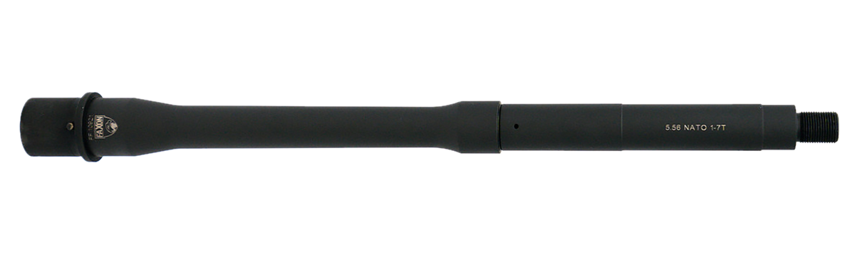 Faxon Firearms Duty Series 5.56 NATO 12.5" 1:7 Twist 4150 CMV Medium Taper AR-15 Barrel - Chrome Mag Phosphate
