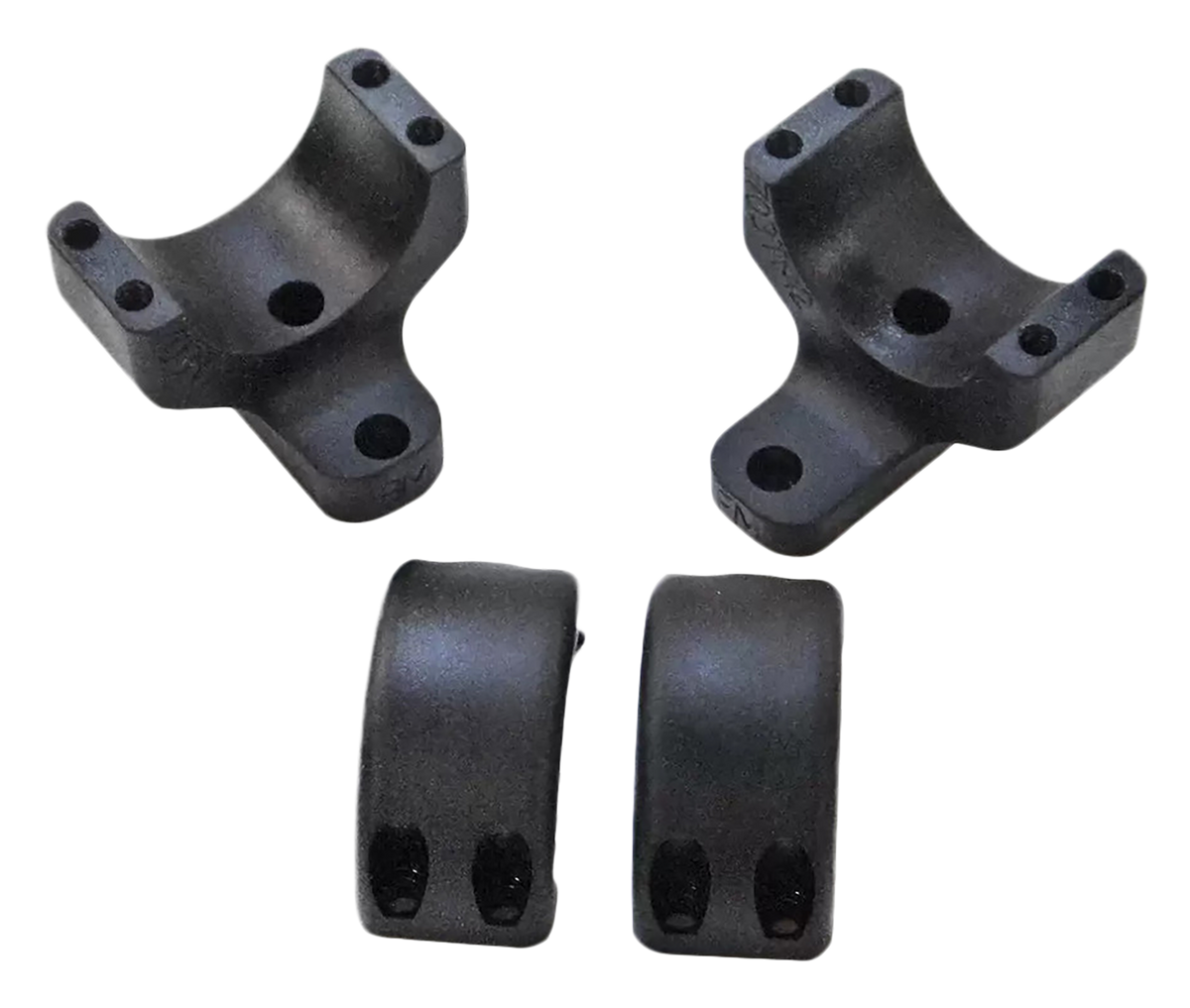 DNZ Game Reaper 2 2-Pc Scope Mount & Ring Combo 30mm Extra High Matte Black - Howa