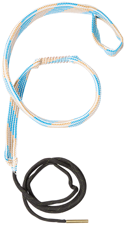 Hoppes BoreSnake Den 9mm Rifle Bore Cleaner Rope - Bronze Brush