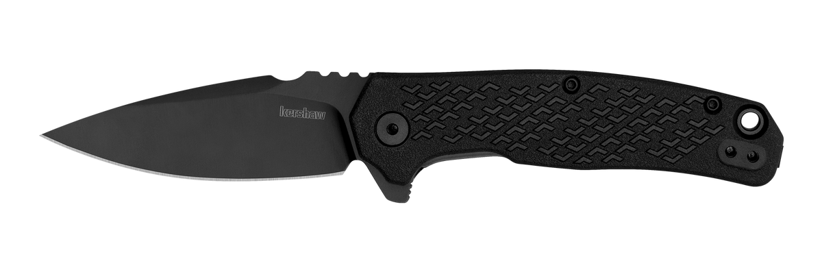 Kershaw Conduit 1407 2.9" Folding Spear Point Plain 8Cr13MoV Black Oxide GFN