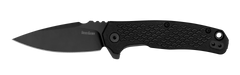 Kershaw Conduit 1407 2.9" Folding Spear Point Plain 8Cr13MoV Black Oxide GFN