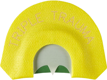Hunters Specialties HS Strut Premium Flex Triple Trauma Diaphragm Turkey Mouth Call - Yellow