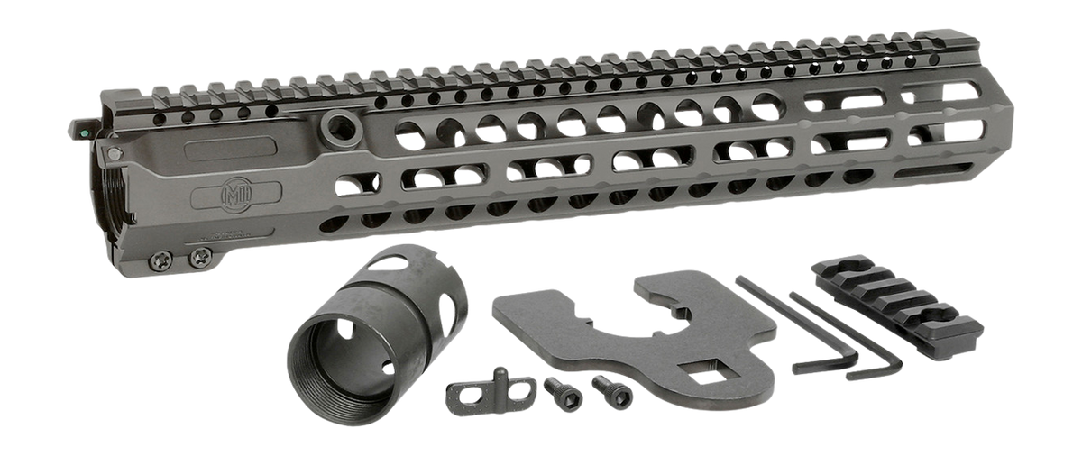 Midwest Industries Combat Rail HD 308 Low 13.5" M-LOK Free-Float Handguard - Black