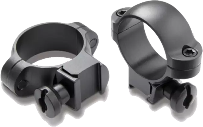 Burris Rimfire and Airgun Rings 1" Medium Matte Black Steel - .22 Grooved Receiver