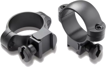Burris Rimfire and Airgun Rings 1" Medium Matte Black Steel - .22 Grooved Receiver