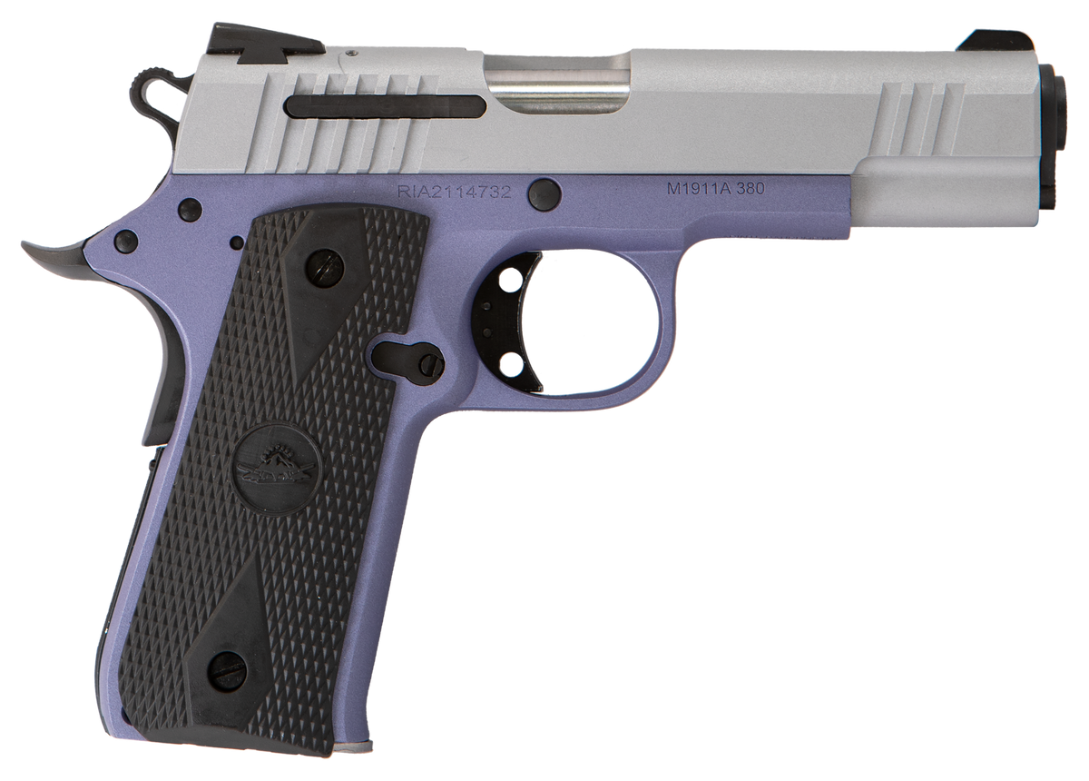 Citadel M1911 Baby Compact 380 ACP 3.75" 7+1 SAO Pistol - Crushed Orchard Cerakote / Silver