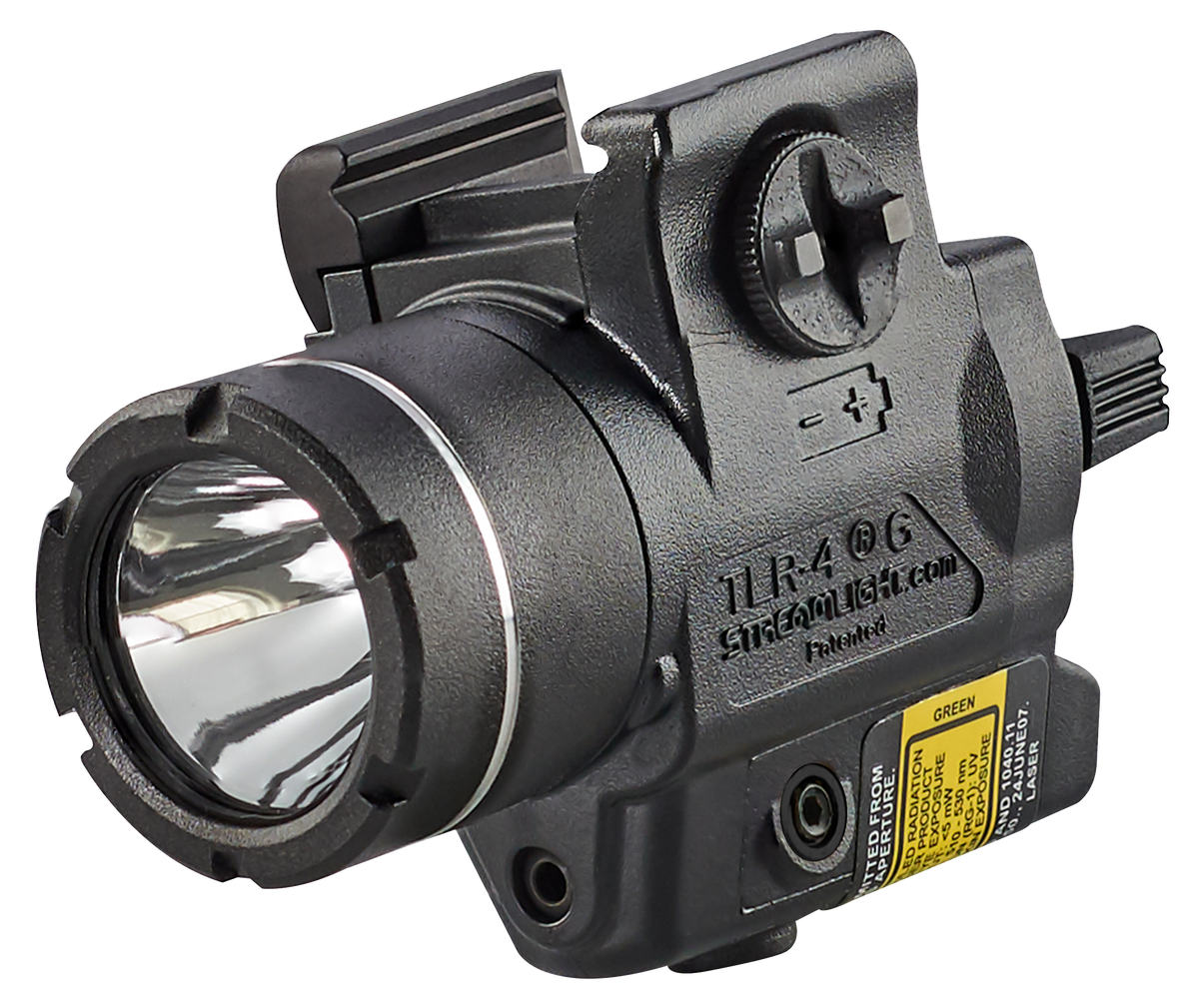 Streamlight TLR-4 G 160 Lumen White C4 LED/Green Laser Weapon Light - Black