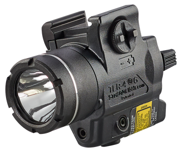 Streamlight TLR-4 G 160 Lumen White C4 LED/Green Laser Weapon Light - Black