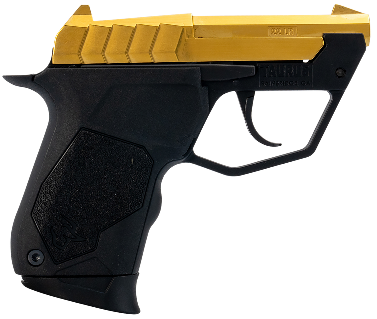 Taurus 22TUC 22 LR 2.50" 9+1 Semi-Auto Pistol - Gold PVD