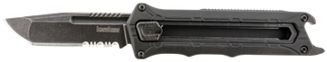 Kershaw Interstellar 1195 2.70" OTF Tanto Part Serrated Black Oxide Blackwash 8Cr13MoV