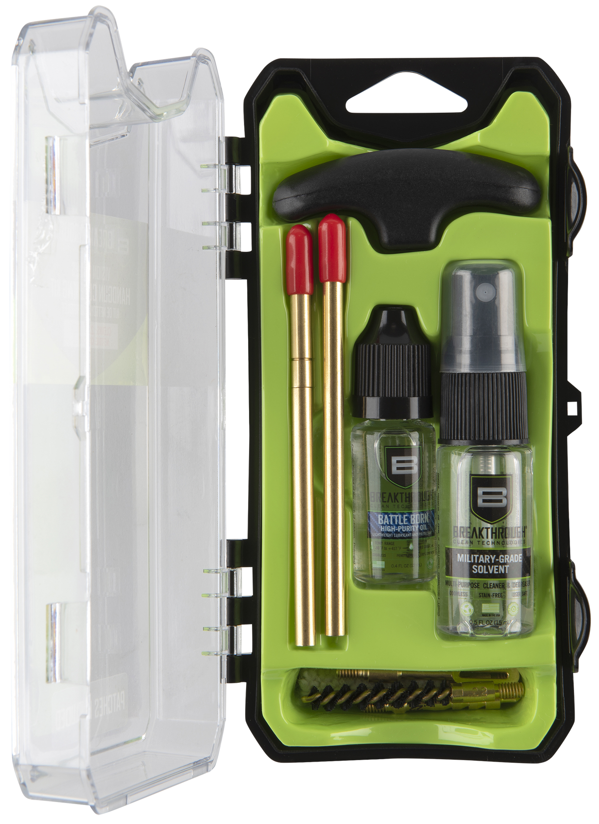 Breakthrough Clean Vision Series 22 Cal Pistol Cleaning Kit - 10 Piece Multi-Color